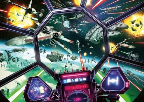 1000p Puzzle Star Wars: TIE Fighter Kokpiti