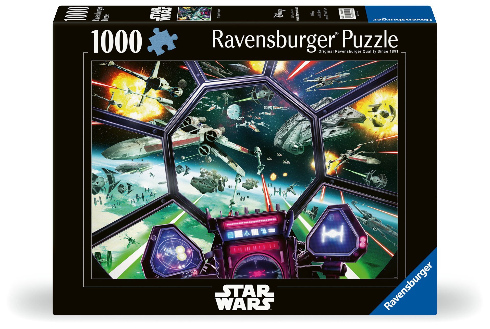 1000 Parça Puzzle Star Wars: TIE Fighter Kokpiti
