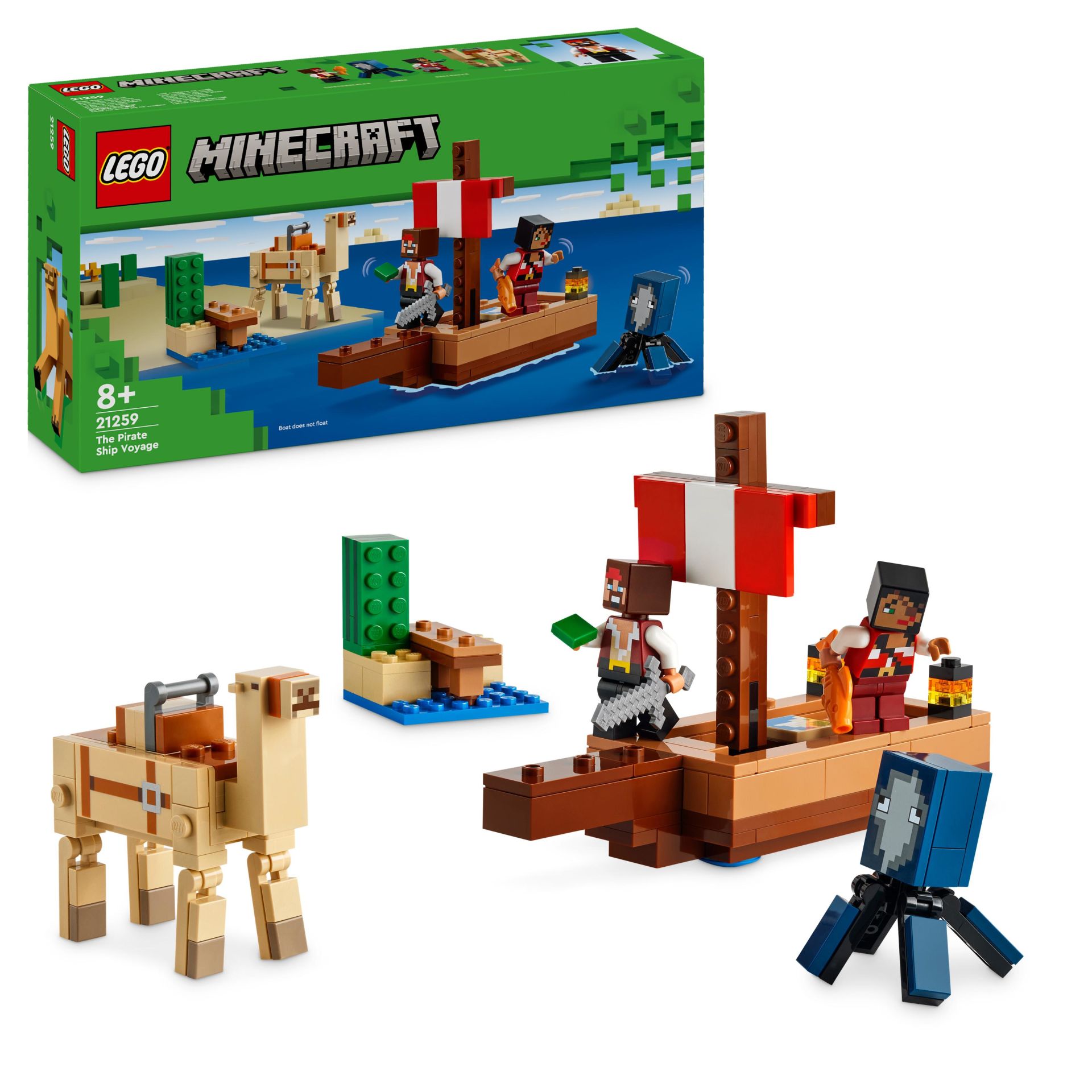 LEGO® Minecraft® Korsan Gemisi Yolculuğu Oyun Seti 21259
