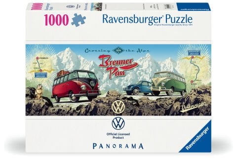 1000 Parça Panaroma Puzzle VW