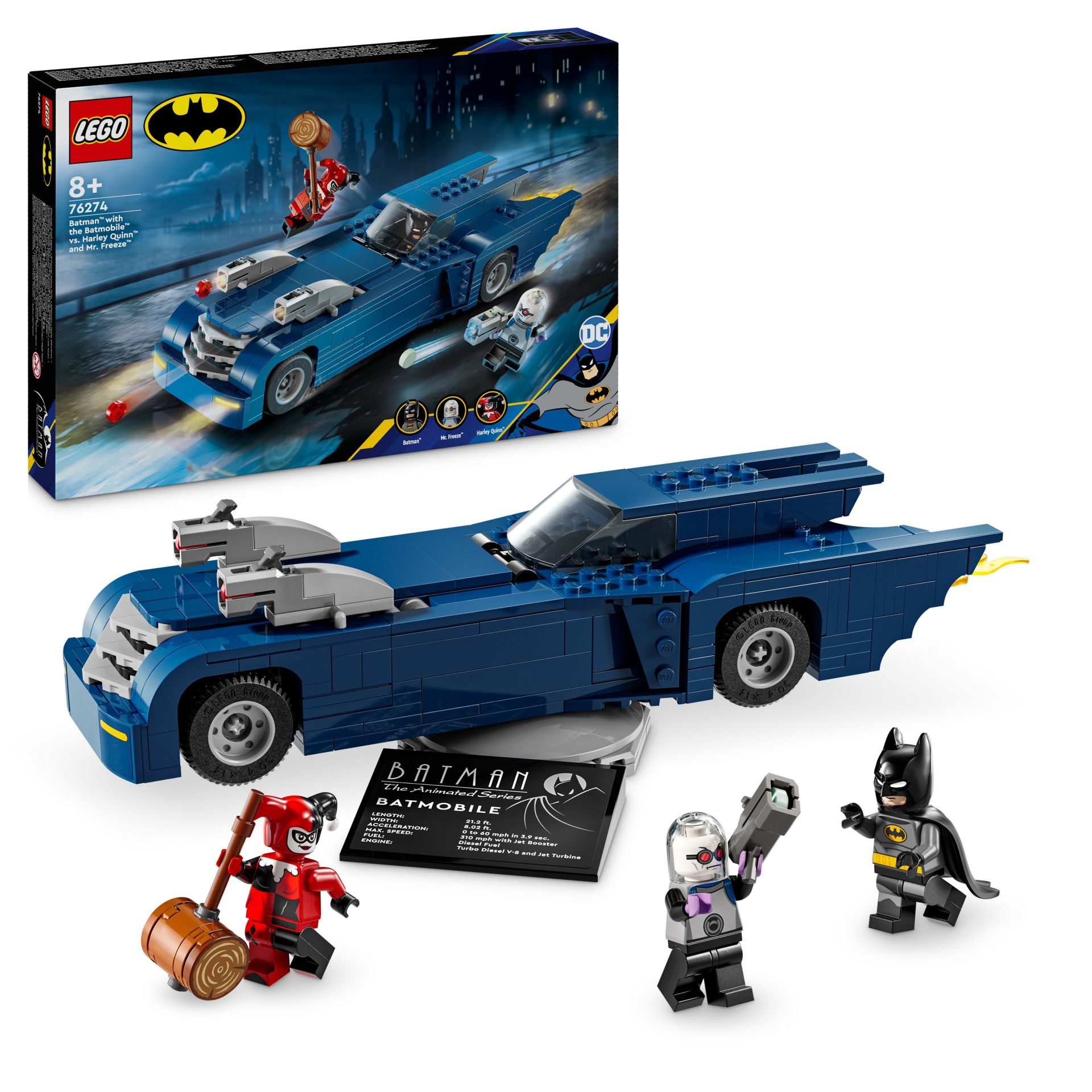 LEGO® DC Batman™: Batmobile™ ile Batman™, Harley Quinn™ ve Mr. Freeze