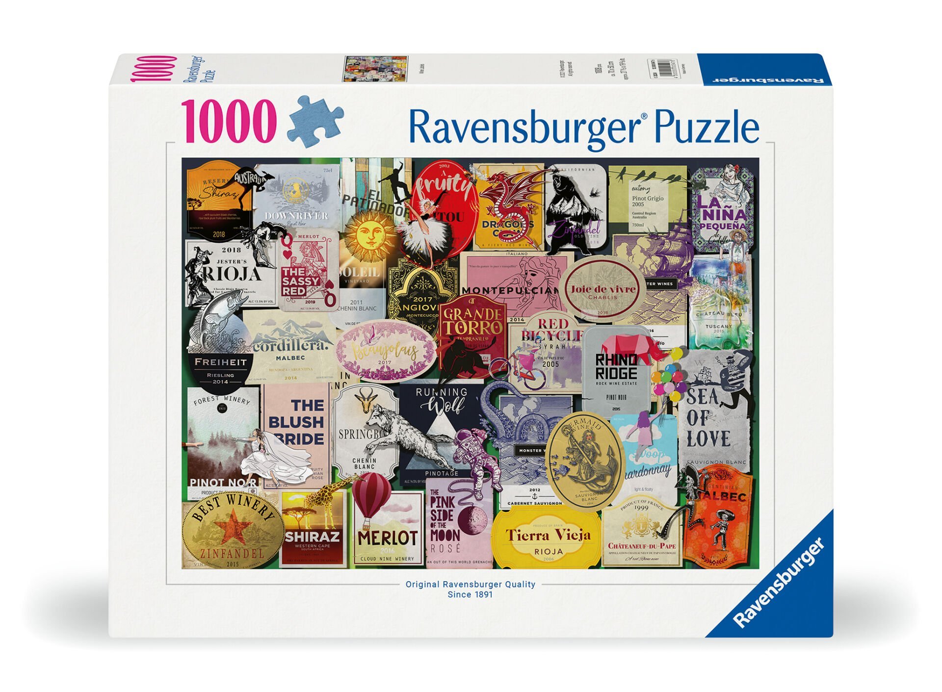 1000 Parça Puzzle Etiketler