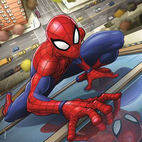 3x49p Puzzle Spiderman