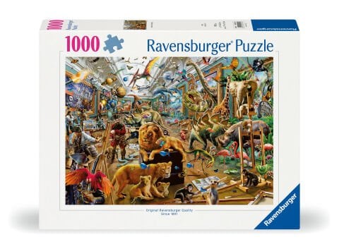 1000 Parça Puzzle Müzede Kaos