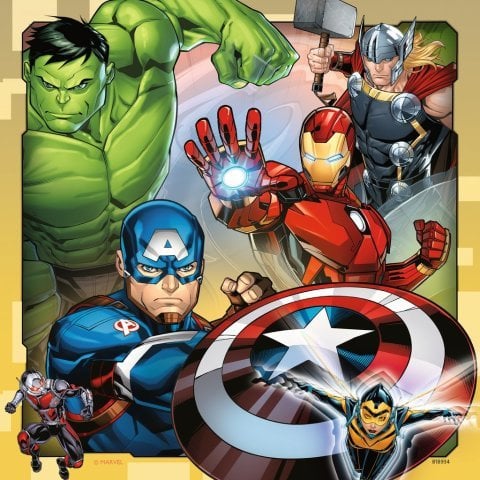 Ravensburger 3x49 Parçalı Puzzle Avengers-080403