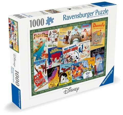 1000 Parça Puzzle Disney Vintage Poster