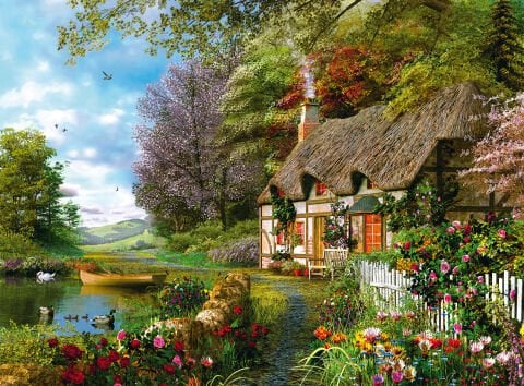 1500p Puzzle Köy Evi
