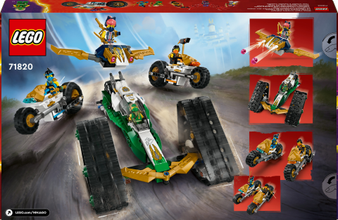 LEGO® NINJAGO® Ninja Ekibi Kombo Araç 4'ü 1 Arada Oyuncak 71820