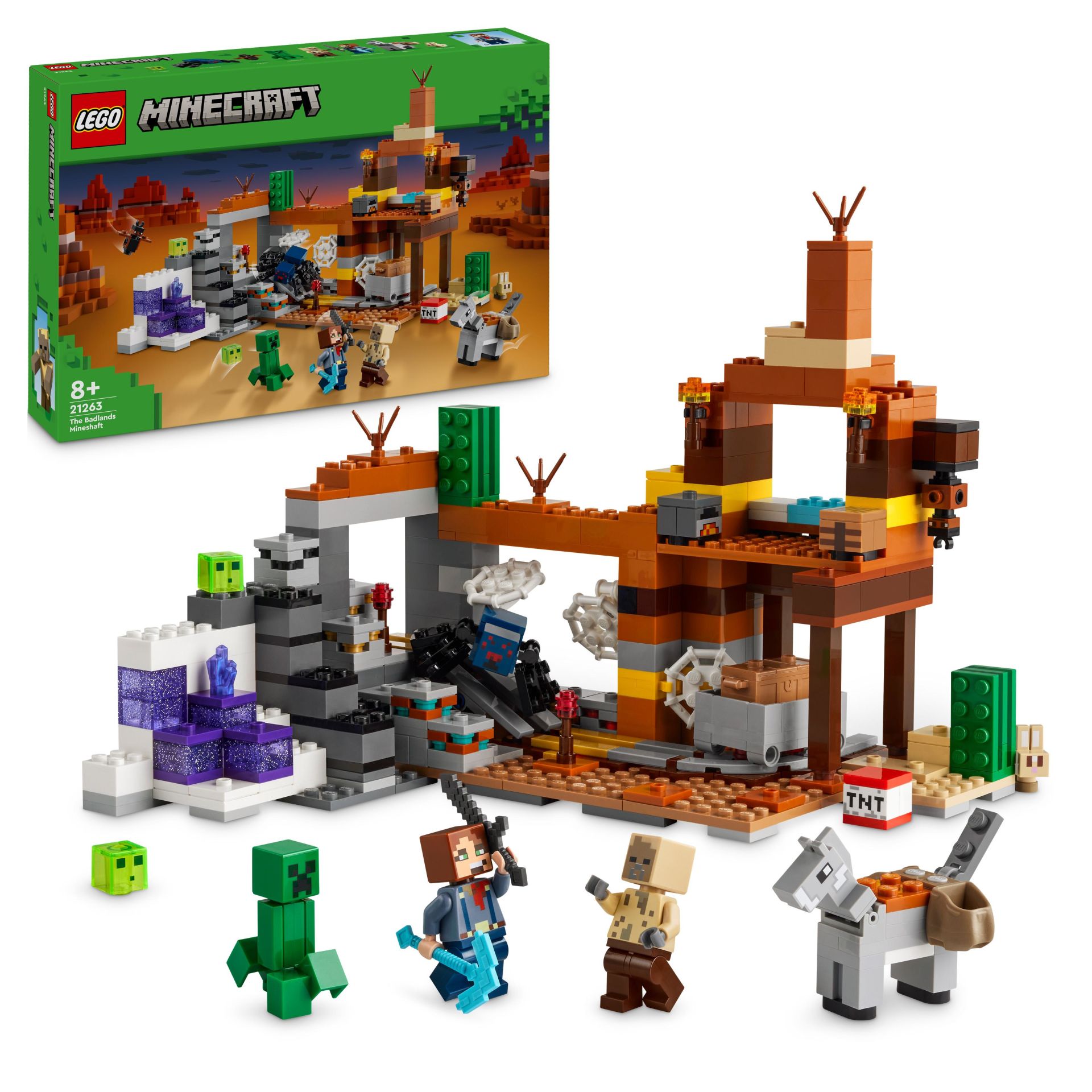 LEGO® Minecraft® Çorak Arazi Maden Kuyusu Video Oyunu Oyuncağı 21263