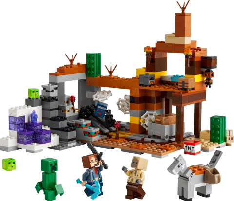 LEGO® Minecraft® Çorak Arazi Maden Kuyusu Video Oyunu Oyuncağı 21263