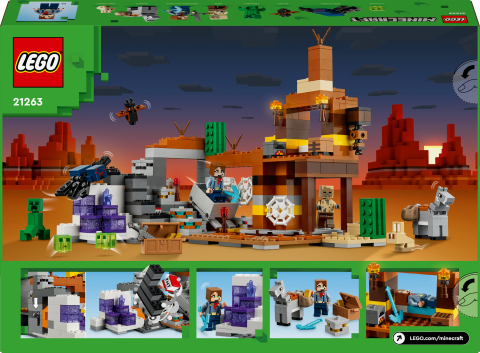 LEGO® Minecraft® Çorak Arazi Maden Kuyusu Video Oyunu Oyuncağı 21263