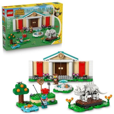 LEGO® Animal Crossing™ Blathers Müze Koleksiyonu Model Yapım Seti 77056