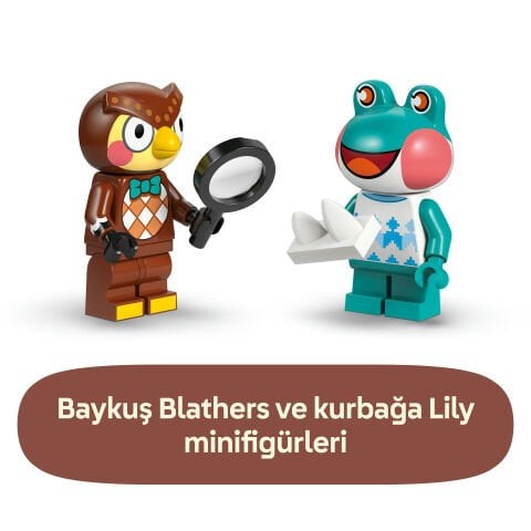 LEGO® Animal Crossing™ Blathers Müze Koleksiyonu Model Yapım Seti 77056