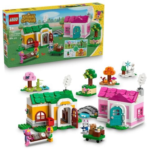 LEGO® Animal Crossing™ Yaratıcı Evler: Eğlenceli Mevsimler Yapım Seti 77057