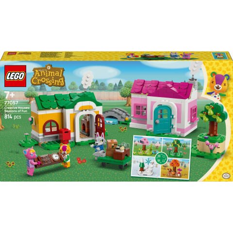 LEGO® Animal Crossing™ Yaratıcı Evler: Eğlenceli Mevsimler Yapım Seti 77057