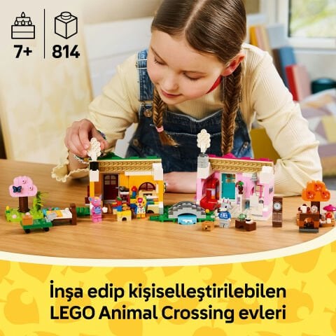 LEGO® Animal Crossing™ Yaratıcı Evler: Eğlenceli Mevsimler Yapım Seti 77057