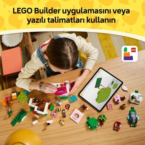LEGO® Animal Crossing™ Yaratıcı Evler: Eğlenceli Mevsimler Yapım Seti 77057