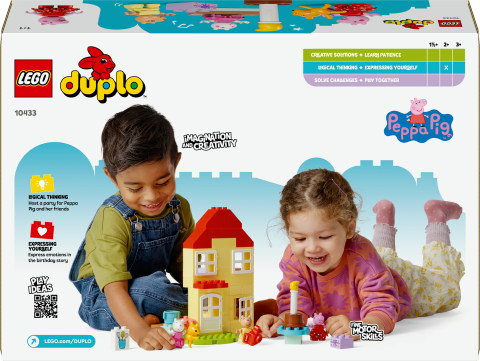 LEGO® DUPLO® Peppa Pig Doğum Günü Evi Oyun Seti 10433