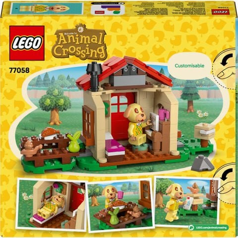 LEGO® Animal Crossing™ Goldie Şirin Evinde Oyuncak Yapım Seti 77058