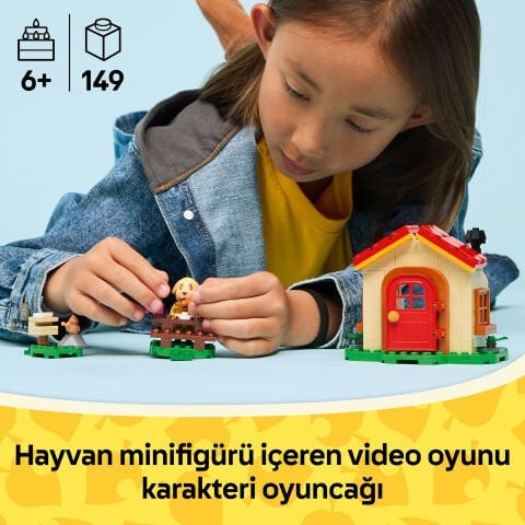 LEGO® Animal Crossing™ Goldie Şirin Evinde Oyuncak Yapım Seti 77058