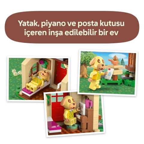 LEGO® Animal Crossing™ Goldie Şirin Evinde Oyuncak Yapım Seti 77058