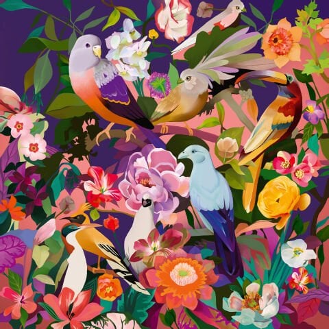 750p Puzzle Kuşlar