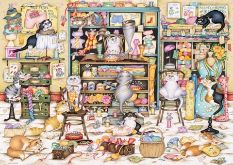 1000p Puzzle Çılgın Kediler