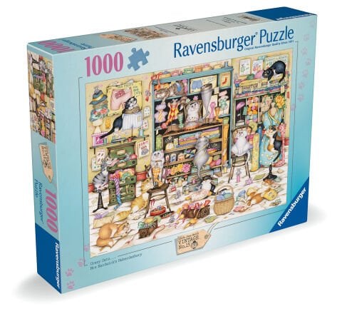 1000 Parça Puzzle Çılgın Kediler