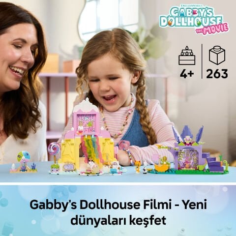LEGO® Gabby’s Dollhouse Tatlı Şekerleme Dağı ve Kedi Bahçesi 11205