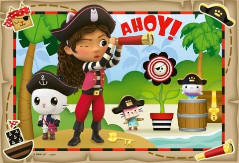 2x24 Parça Puzzle Gabby's Dollhouse