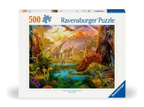 500p Puzzle Dinozorlar