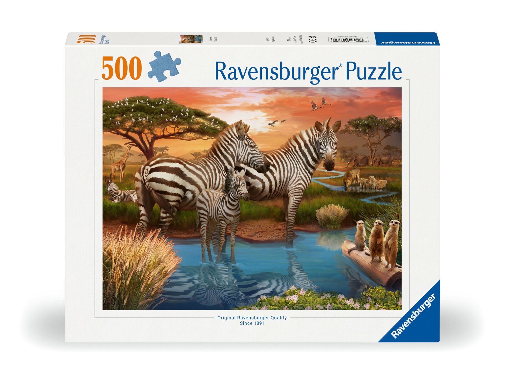 500 Parça Puzzle Zebralar