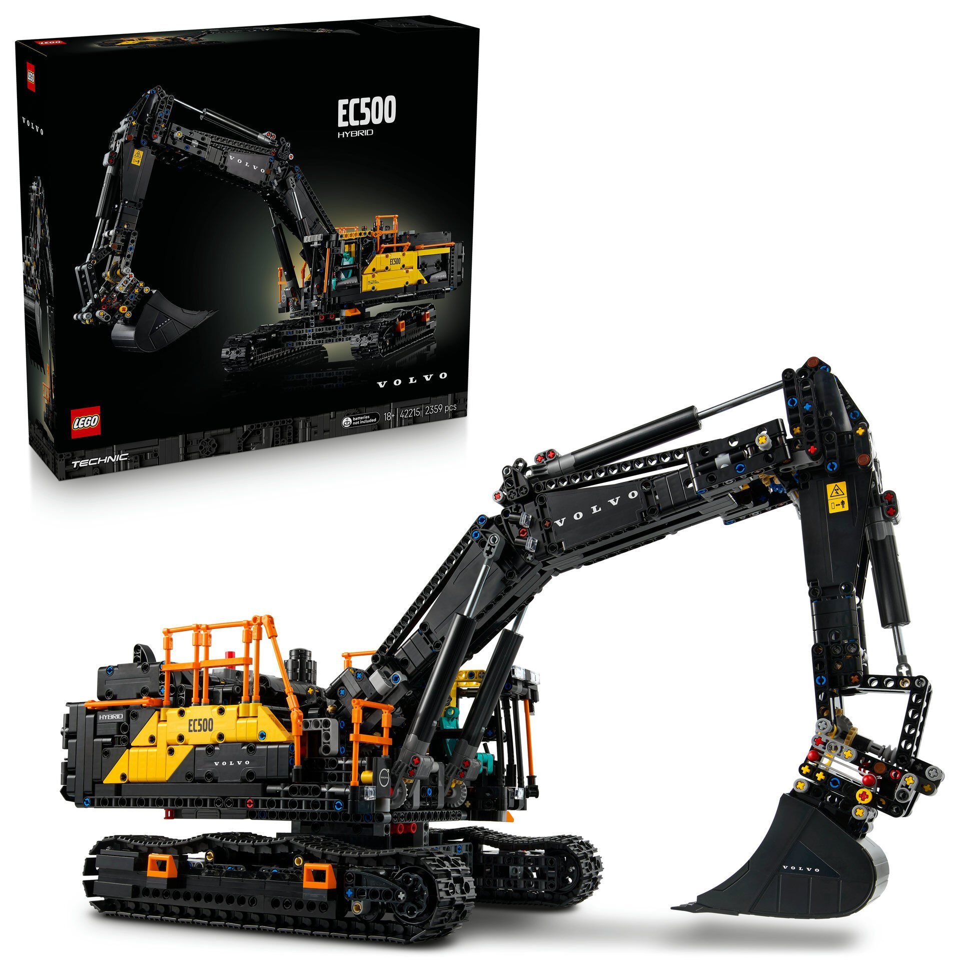 LEGO® Technic Volvo EC500 Hybrid Ekskavatör Seti, Yetişkinler için Hediye 42215