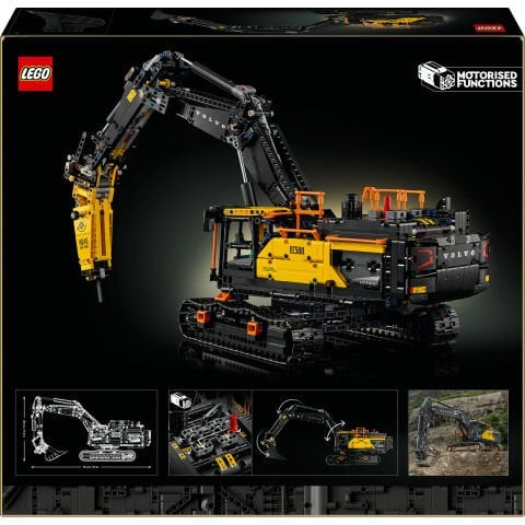 LEGO® Technic Volvo EC500 Hybrid Ekskavatör Seti, Yetişkinler için Hediye 42215