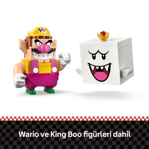 LEGO® Super Mario™: Mario Kart™ – Wario ve King Boo Figürleri ve 2 Kart 72038