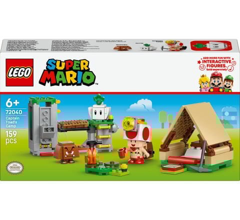 LEGO® Super Mario™ Captain Toad Kampı Çocuklar ve Hayranlar için Oyuncak 72040