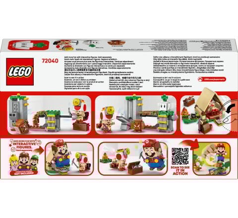 LEGO® Super Mario™ Captain Toad Kampı Çocuklar ve Hayranlar için Oyuncak 72040