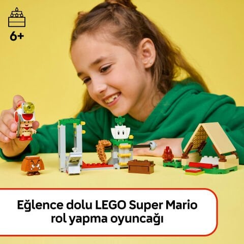 LEGO® Super Mario™ Captain Toad Kampı Çocuklar ve Hayranlar için Oyuncak 72040