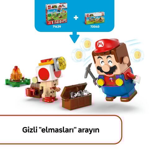 LEGO® Super Mario™ Captain Toad Kampı Çocuklar ve Hayranlar için Oyuncak 72040