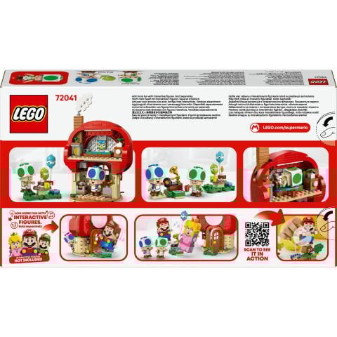 LEGO® Super Mario™ Toad Evinde Parti, Çocuklar ve Hayranlar için Oyuncak 72041
