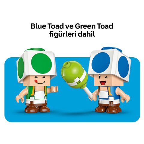 LEGO® Super Mario™ Toad Evinde Parti, Çocuklar ve Hayranlar için Oyuncak 72041
