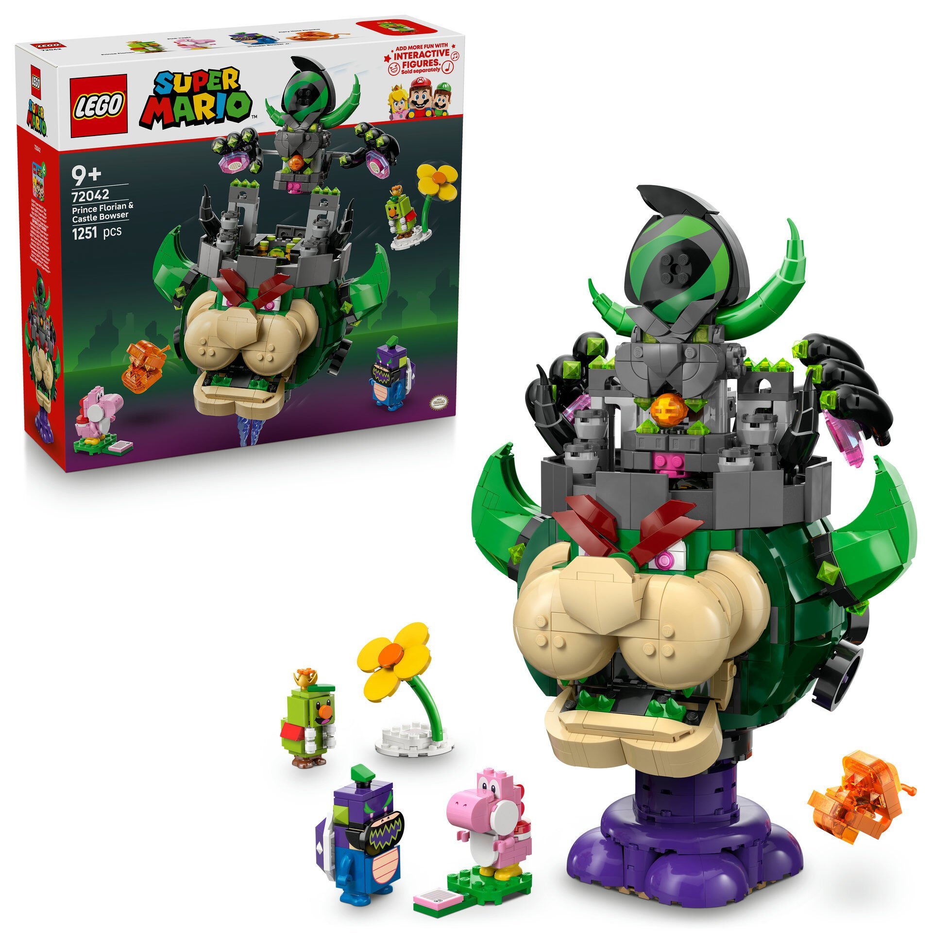 LEGO® Super Mario™ Prince Florian ve Castle Bowser Rol Yapma Oyuncağı 72042