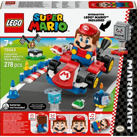 LEGO® Super Mario™: Mario Kart™ – İnteraktif LEGO® Mario™ ve Standard Kart 72043