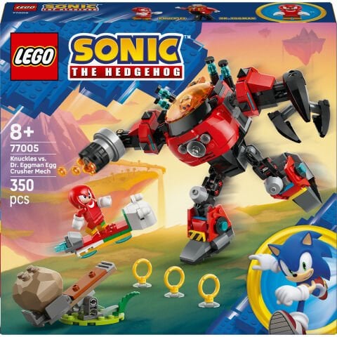 LEGO® Sonic the Hedgehog™ Knuckles, Dr. Eggman’ın Egg Crusher Robotuna Karşı 77005