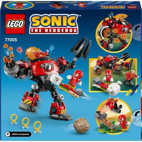 LEGO® Sonic the Hedgehog™ Knuckles, Dr. Eggman’ın Egg Crusher Robotuna Karşı 77005