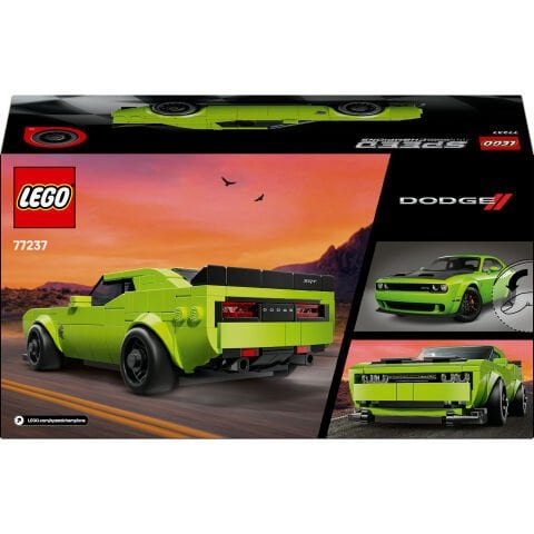 LEGO® Speed Champions Dodge Challenger SRT Hellcat Spor Araba Oyuncağı 77237