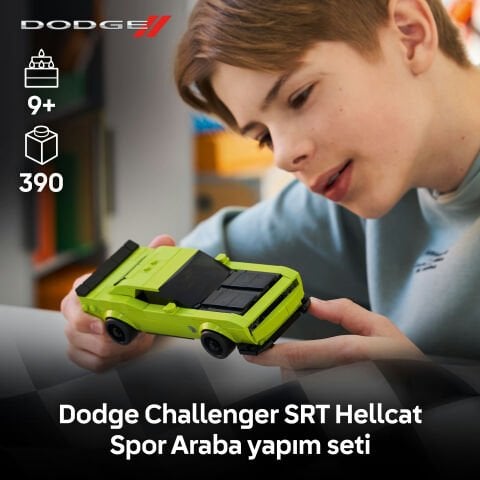 LEGO® Speed Champions Dodge Challenger SRT Hellcat Spor Araba Oyuncağı 77237