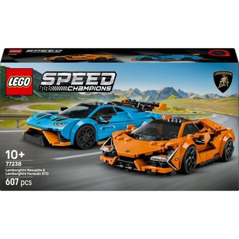 LEGO® Speed Champions Lamborghini Revuelto ve Huracán STO 77238