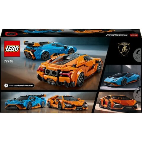 LEGO® Speed Champions Lamborghini Revuelto ve Huracán STO 77238