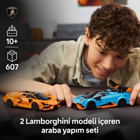 LEGO® Speed Champions Lamborghini Revuelto ve Huracán STO 77238